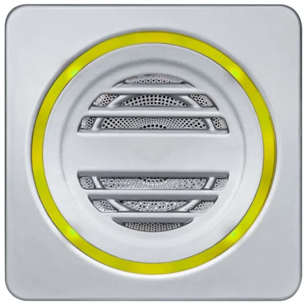 'Orisec Hardwired Internal Flush Mount Extension Speaker 16Ω/1W with LEDs Satin Chrome'